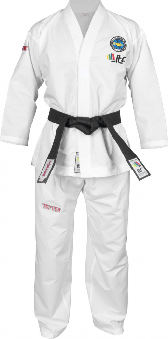 Dobok Diamond, aprobat ITF, Top Ten, Alb,170 cm [2]