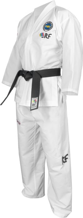 Dobok Diamond, aprobat ITF, Top Ten, Alb,170 cm [7]