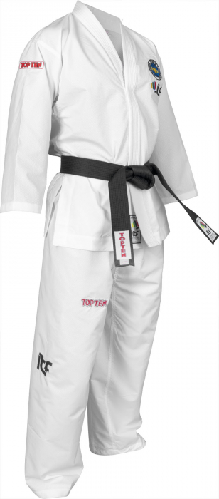 Dobok Diamond, aprobat ITF, Top Ten, Alb,170 cm [6]