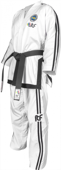 Dobok Grandmaster, Premium Gold, aprobat ITF, Top Ten, Alb, 7-9 Dan, 170 cm [8]