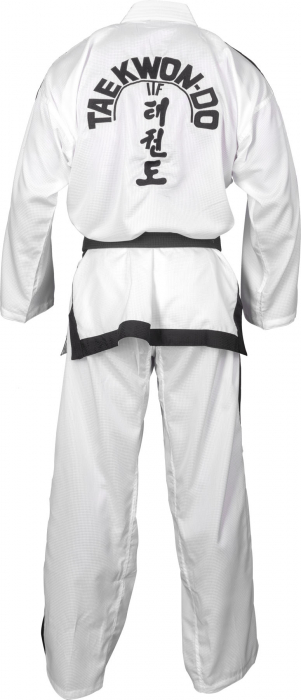 Dobok Instructor Diamond, aprobat ITF, Top Ten, Alb, 4-6 Dan, 160cm [3]