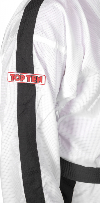 Dobok Instructor, Diamond, aprobat ITF, Top Ten, Alb, 4-6 Dan, 160 cm [5]