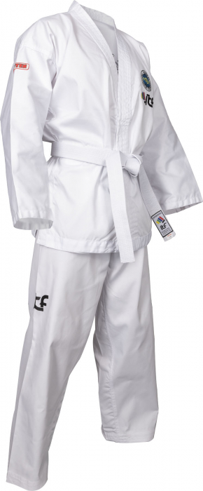 Dobok Kyong, Top Ten, Bluza cu scai, Alb,140 cm [9]