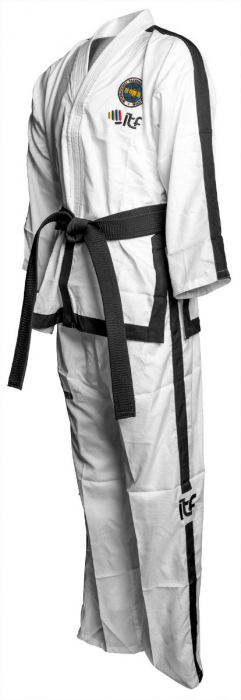 Dobok Master Instructor "Air Deluxe", aprobat ITF, Top Ten, Alb, 170 cm [5]