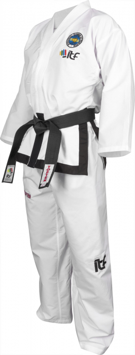 Dobok Master Diamond, aprobat ITF, Top Ten, Alb, 180 cm [11]