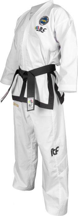 Dobok Master Premium Gold, aprobat ITF, Top Ten,Alb, 170 cm [2]