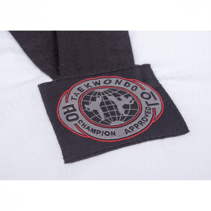 Dobok Taekwon-do WT Diamond - guler negru [2]