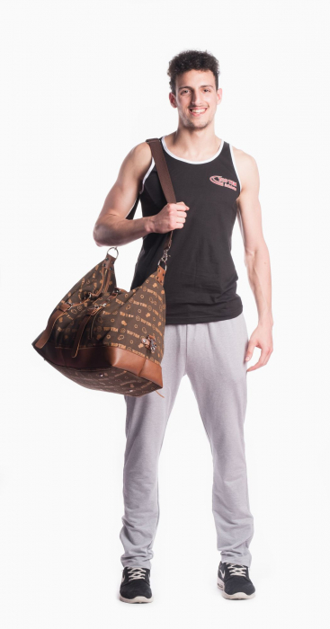 Geanta de calatorie Weekender - 60 cm x 30 cm x 30 cm, maro [4]