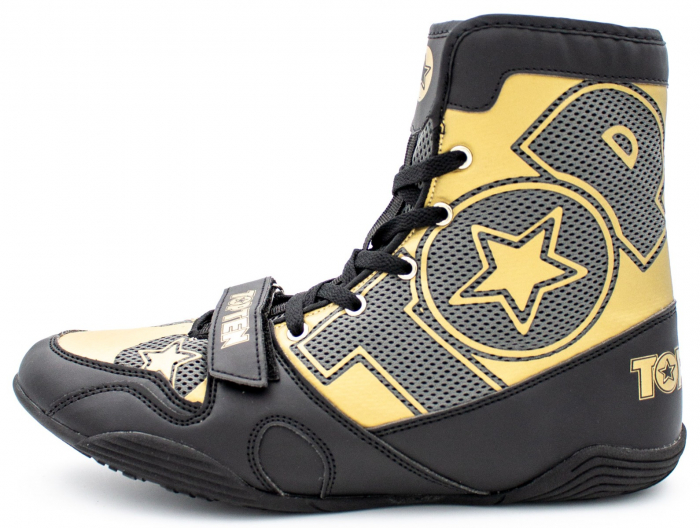 Ghete box "Black Star", Top Ten, Negri cu scris auriu, 37 [5]