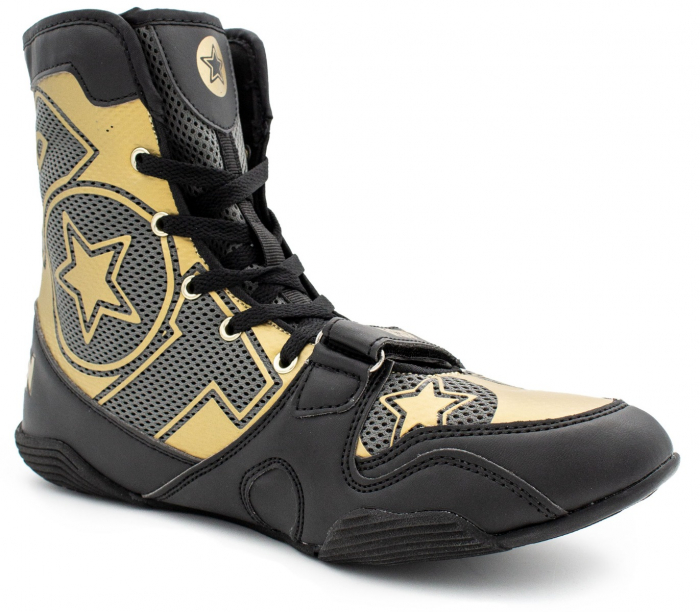Ghete box "Black Star", Top Ten, Negri cu scris auriu, 37 [6]