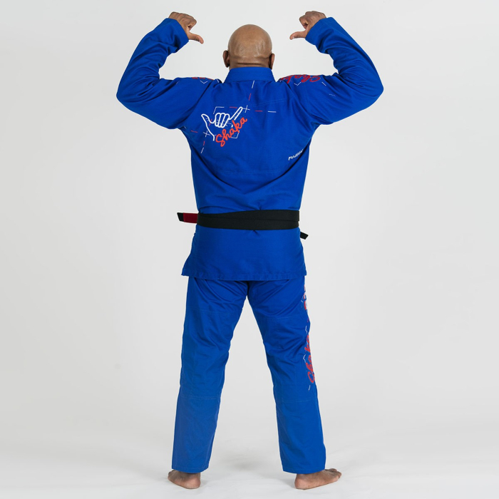 Gi Jiu Jitsu Brazilian SHAKA 20, albastru, 190 cm [8]