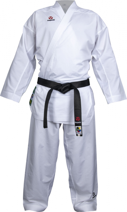 Karate-GI „ECO”, aprobat WKF, Hayashi, Alb, Cu broderie Hayashi, 195 Cm [1]