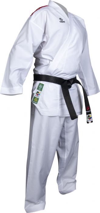 Karate-GI „ECO”, aprobat WKF, Hayashi, Alb, Cu broderie Hayashi, 195 Cm [3]