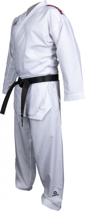 Karate-GI „ECO”, aprobat WKF, Hayashi, Alb, Cu broderie Hayashi, 195 Cm [2]