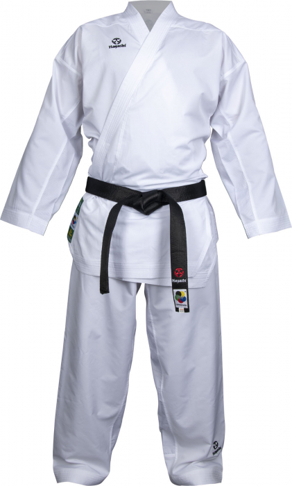 Green Karate-Gi “Premium Kumite” (WKF approved) - white, with white embroidery, size 185 cm [1]