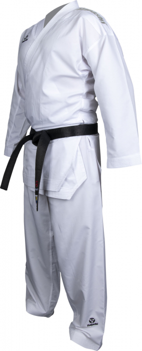 Green Karate-Gi “Premium Kumite” (WKF approved) - white, with white embroidery, size 185 cm [2]