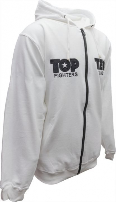 Hanorac „TOP TEN Fighters Club“, Top Ten, Alb, XL [3]