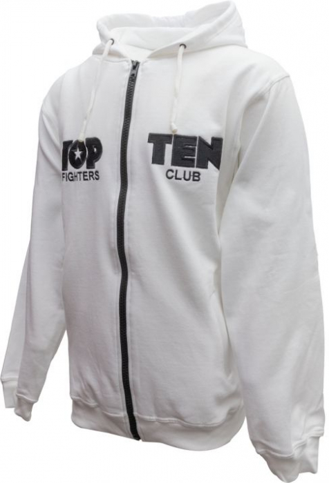 Hanorac „TOP TEN Fighters Club“, Top Ten, Alb, XL [4]