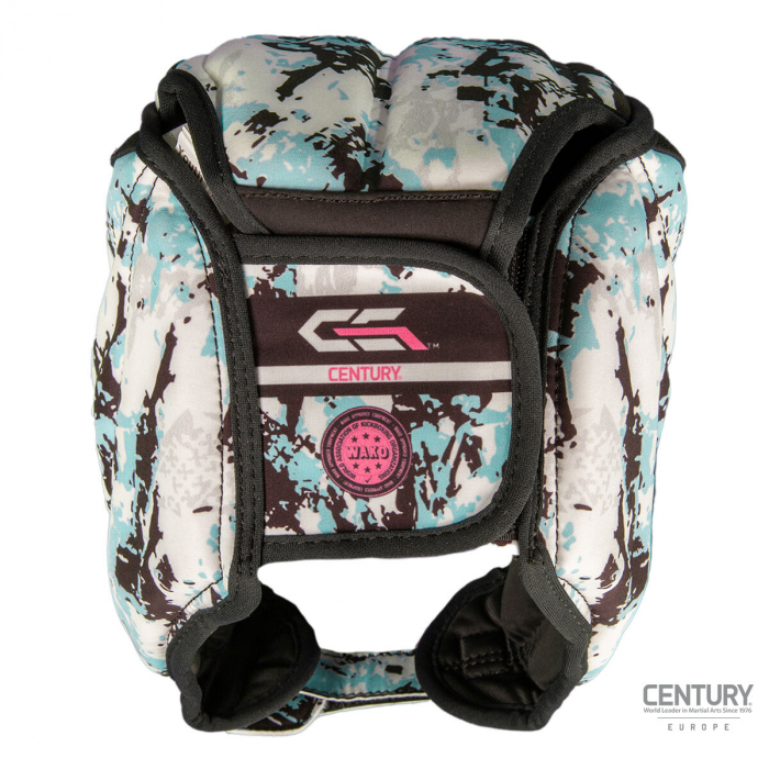 Casca lavabila protectie C-GEAR Sport Respect aprobata WAKO alb/turcoaz S [5]