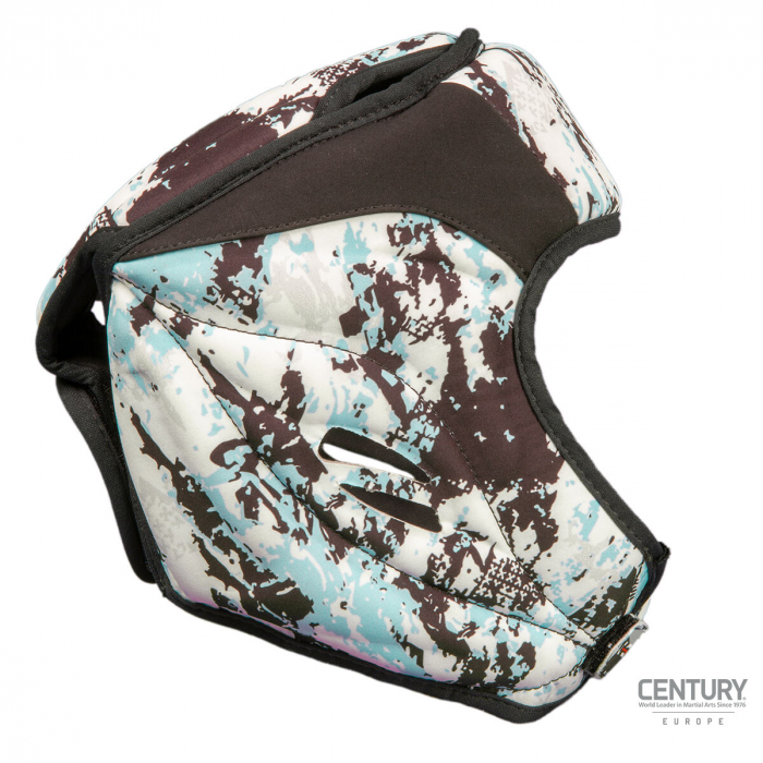 Casca lavabila protectie C-GEAR Sport Respect aprobata WAKO alb/turcoaz S [2]