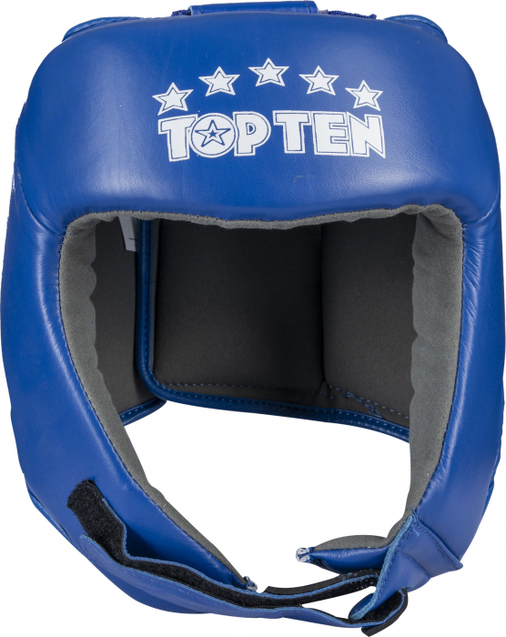 Head Guard made of genuine leather - blue, size L, incl. IBA label [2]
