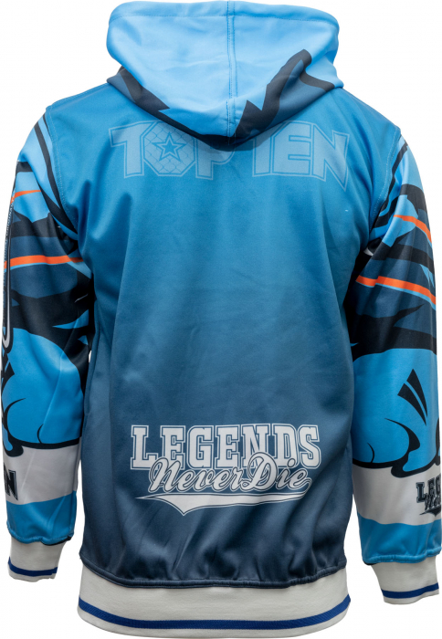 Hoodie “Mohicans” - blue, size XS [2]