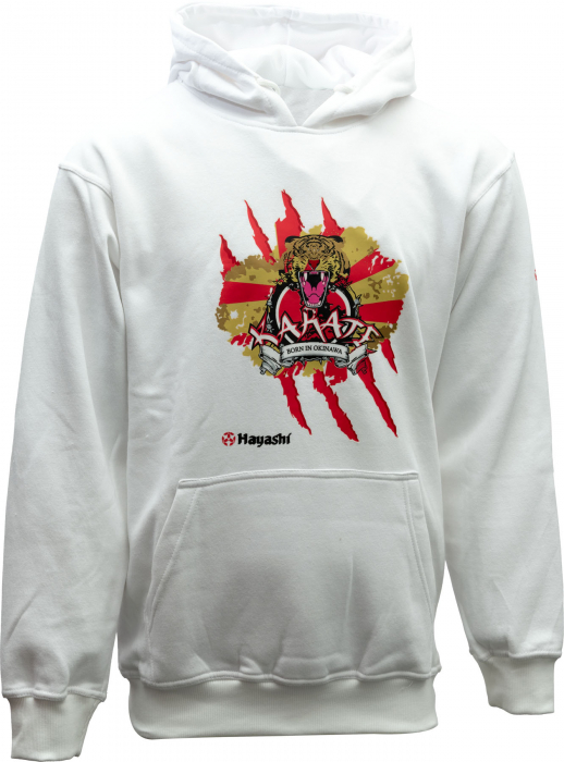 Hoodie “Tiger Claw” - white, size S [1]
