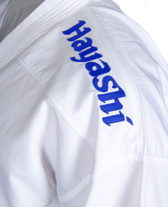 Karate-GI „ECO”, aprobat WKF, Hayashi, Alb, Cu broderie Hayashi [2]