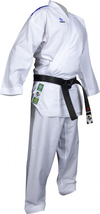 Karate-GI „ECO”, aprobat WKF, Hayashi, Alb, Cu broderie Hayashi [4]