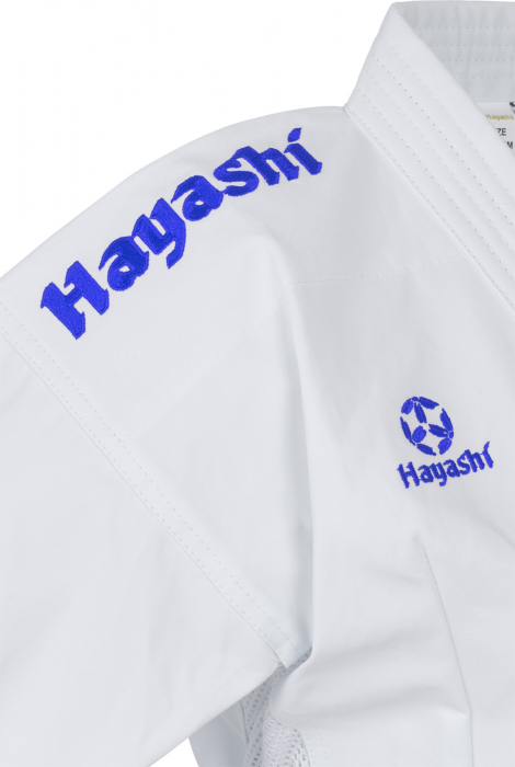 Karate Gi “Jingu” - Alb, broderie albastra, marime 170 cm [5]