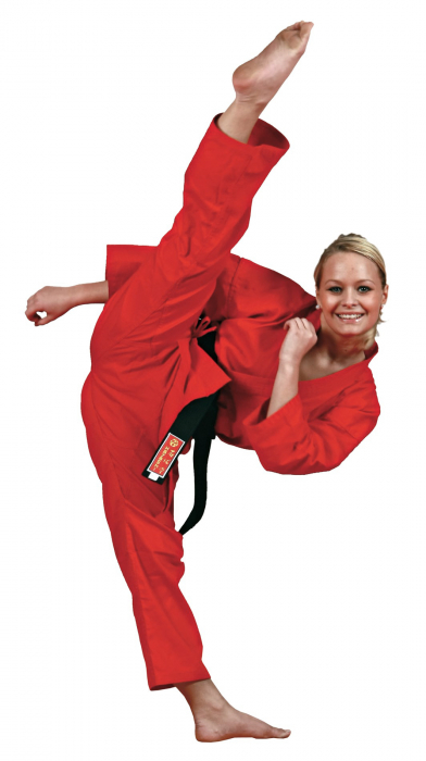 Karate - GI „Kirin” - Rosu, dimensiune 110 cm [2]