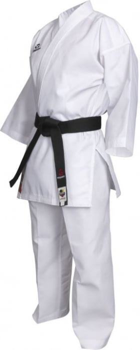 Karate-Gi KUMITE, aprobat de WKF, Hayashi, Alb, 130 cm [4]