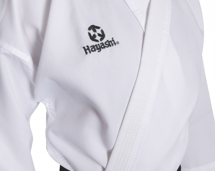 Karate-Gi KUMITE, aprobat de WKF, Hayashi, Alb, 190 cm [5]