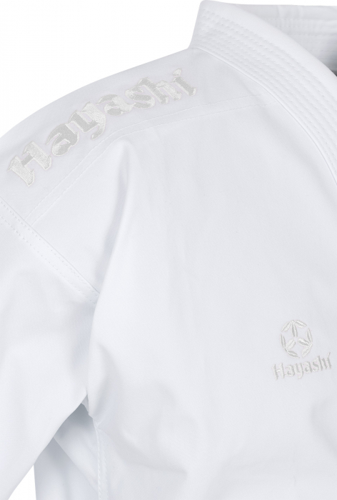 Karate Gi “Migoto” - Alb, broderie alba, marime 200 cm [6]
