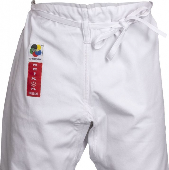 Karate-Gi Reikon, aprobat de WKF, Hayashi, Alb, 150cm [6]