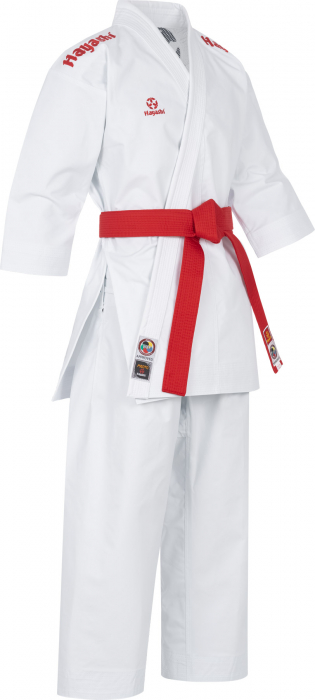 Karate Gi Set “Migoto” - broderie alb-rosu si alb-albastru, marime 160cm [10]