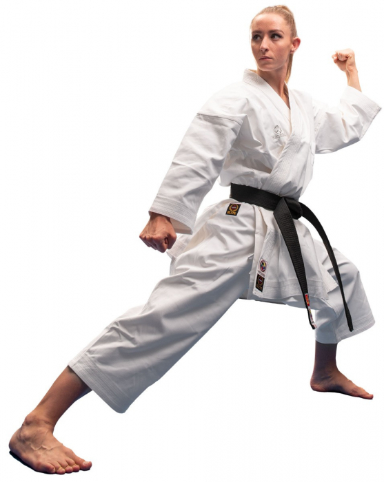 Karate-Gi „Tenno Elite“, aprobat WKF, Hayashi, Alb, 140 cm [5]
