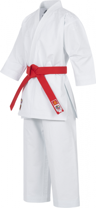 Karate gi “Tenno Premium” - Alb, broderie alba, marime 150 cm [3]