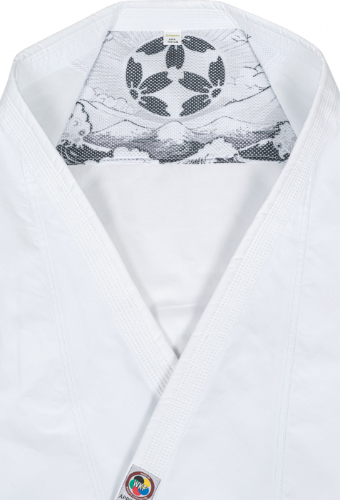 Karate gi “Tenno Premium” - white, with white embroidery, size 180 cm [7]
