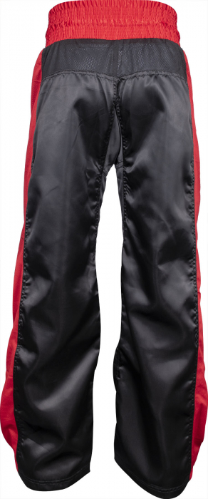 Kickboxing pants - size M = 170 cm, black-red [4]