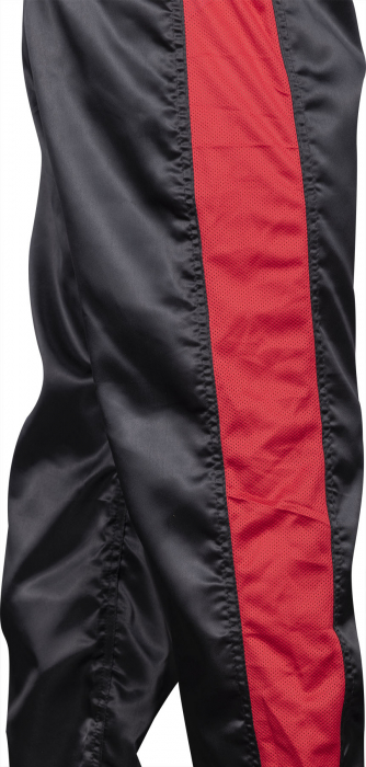 Kickboxing pants - size M = 170 cm, black-red [7]