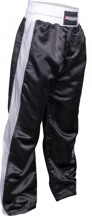 Kickboxing pants for Kids - size 120 = 120 cm, black-white [1]