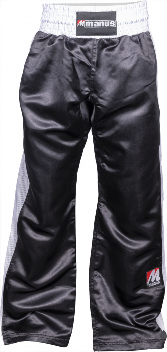 Kickboxing pants for Kids - size 120 = 120 cm, black-white [2]