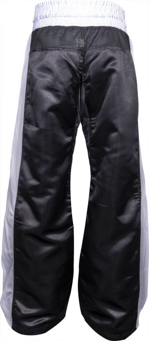 Kickboxing pants for Kids - size 120 = 120 cm, black-white [4]