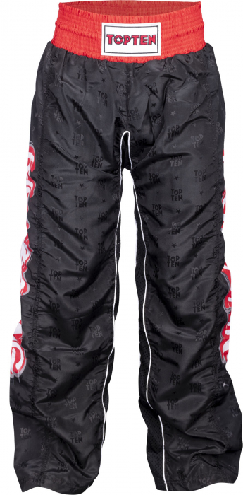 Kickboxing pants “Graffiti” - black-black, size  S = 160 cm [2]