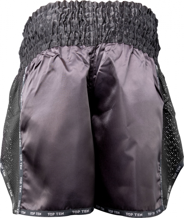 Pantaloni scurți de kickboxing „Dragon” - negru-negru, mărimea XL [4]