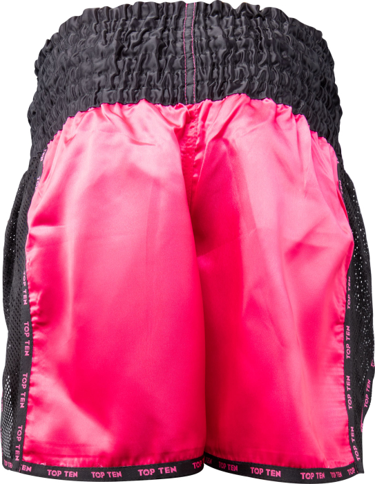 Kickboxing shorts “Dragon” - black-pink, size L [4]