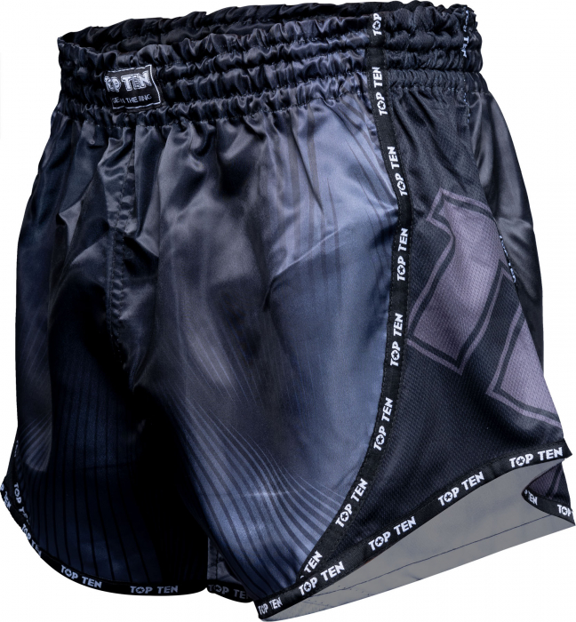 Pantaloni scurti Kickboxing “Vectory”, Top Ten, Negru, S [3]