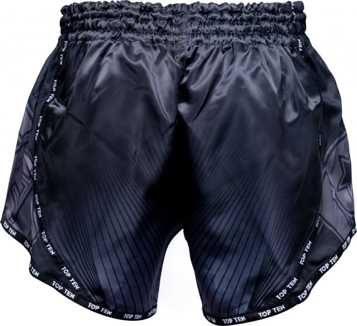 Pantaloni scurti Kickboxing “Vectory”, Top Ten, Negru, S [4]