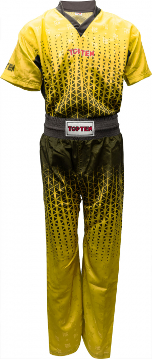 Uniforma Kickboxing „Grafic”, Top Ten, Galben-Negru, XL [1]